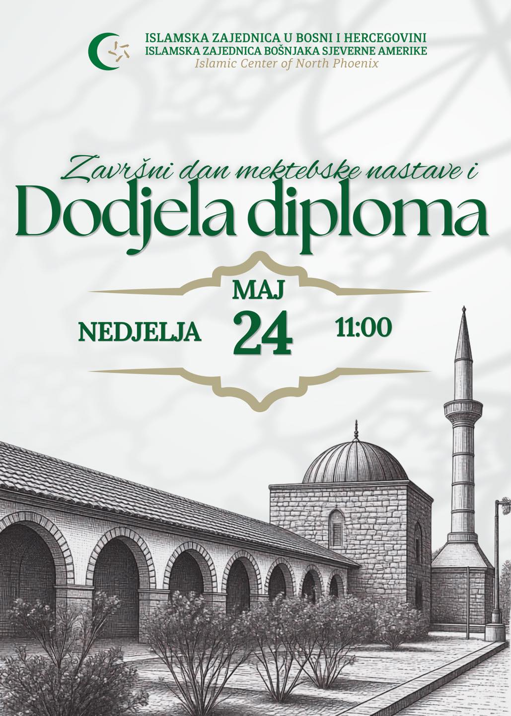 Dodjela diploma – Nedjelja 24. maj